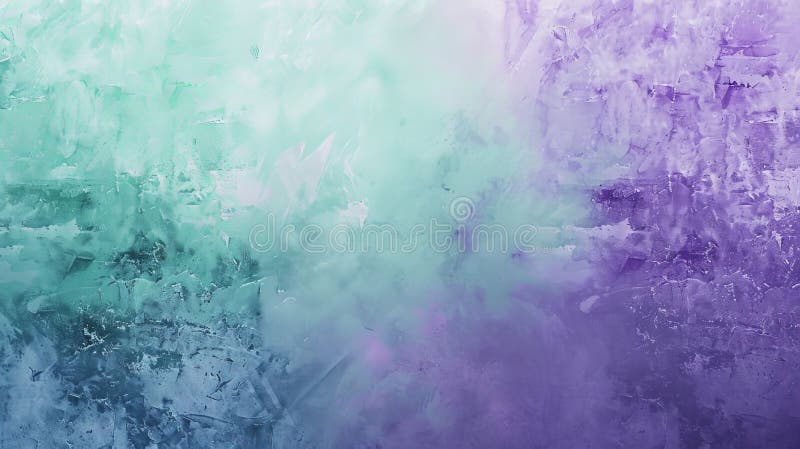 Un fond de levănțică cu un gradient de la levănțică la verde de mentă, amestecând două calme răcoroase stock images