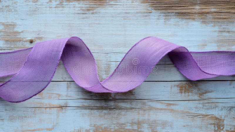Lavender-bandet på ljusblå baksida av rostfritt trä stock illustrationer
