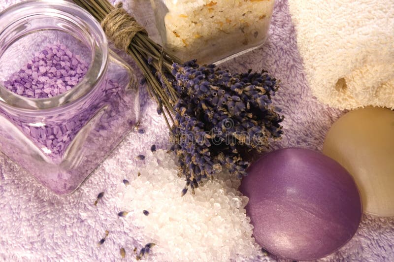 Lavender bath items