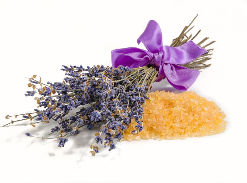 Lavender dry flowers stock image. Image of heap, herb 95810909