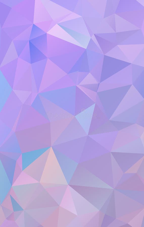 Lavender lilac abstract polygonal geometric background. Low poly. royalty free illustration