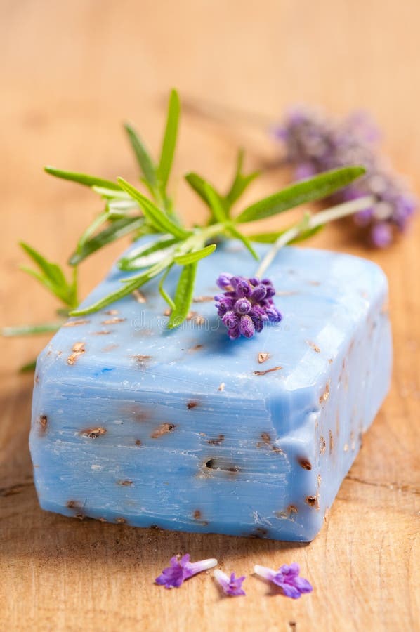 Lavender soap stock image. Image of candle, hygiene, shower 25561915