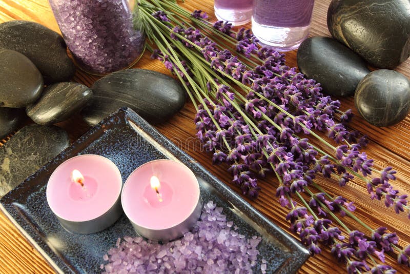 Lavender spa stock photo. Image of aroma, relax, composition 26514414