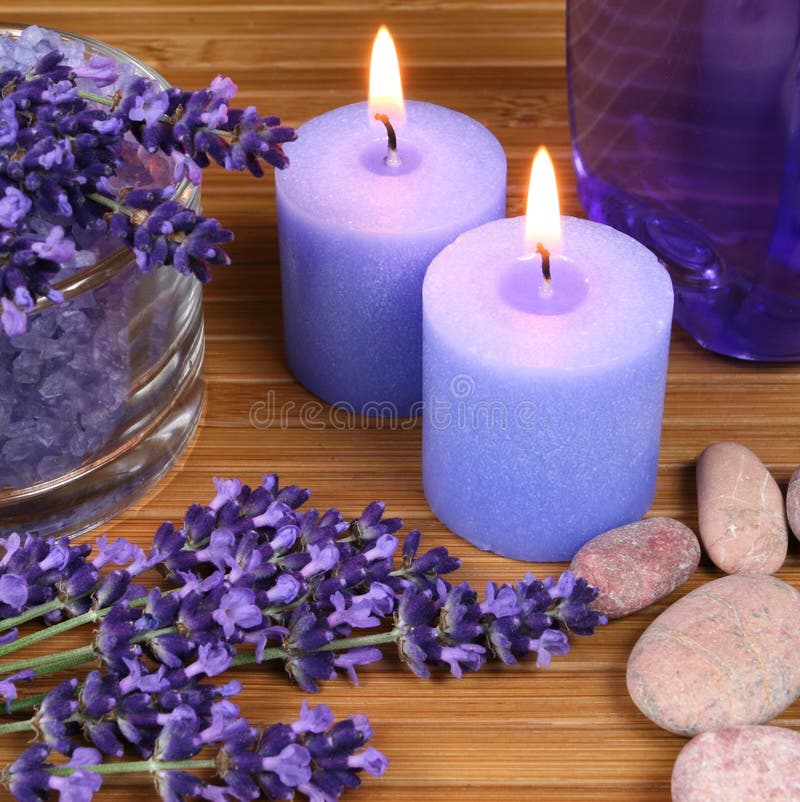 Lavender spa stock photo. Image of healthy, aromatherapy 15018436