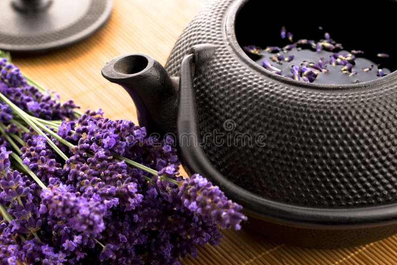 Lavender tea stock image. Image of brew, breakfast, dieting 15127429