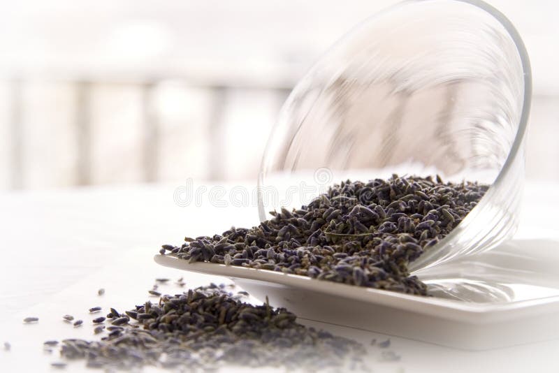 Lavender tea leaves