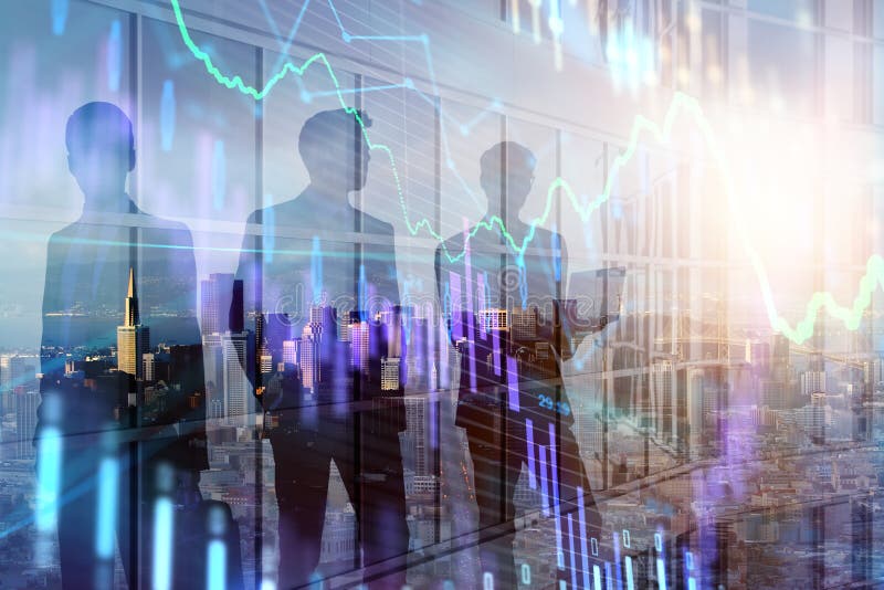 Lavoro di squadra e concetto delle azione illustrazione di stock