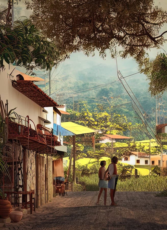 Lavras, Minas Gerais, Brazil. Generative AI. Stock Image - Image of gerais,  adult: 273287329