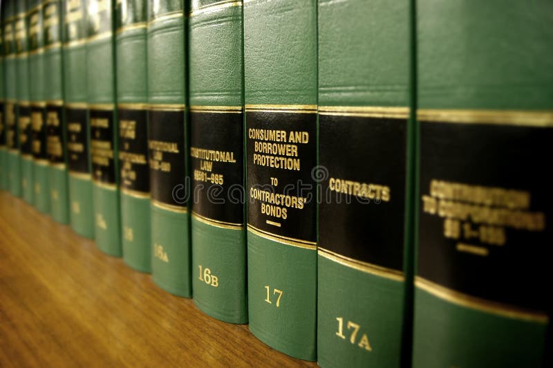 Law Books on Consumer Protection stock photography Law Books on Consumer Protection stock photography
