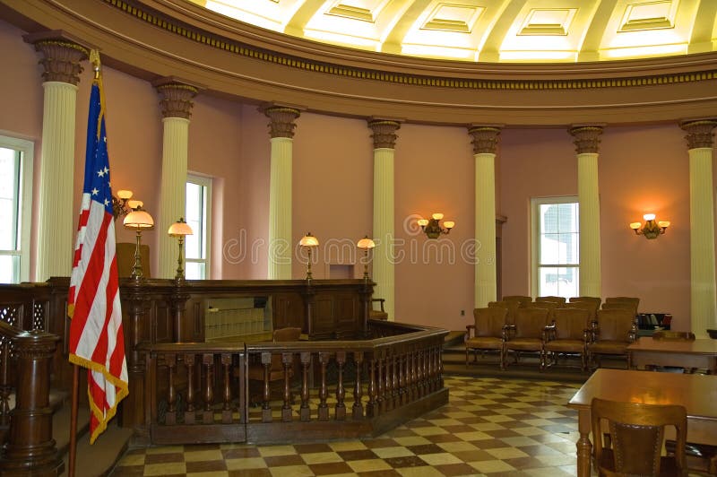 Law courtroom