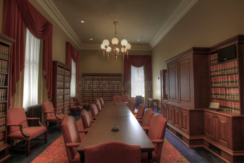 Law Library Meeting Room stock image. Image of building 14088693