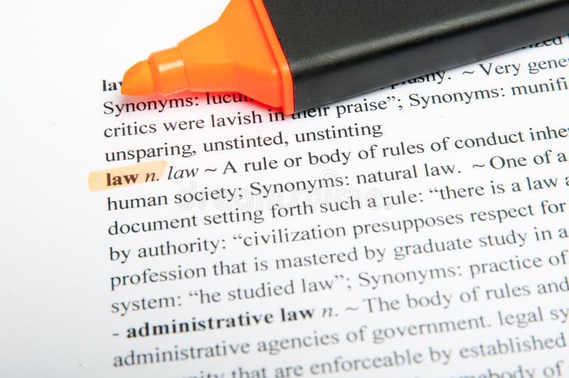 law dictionary