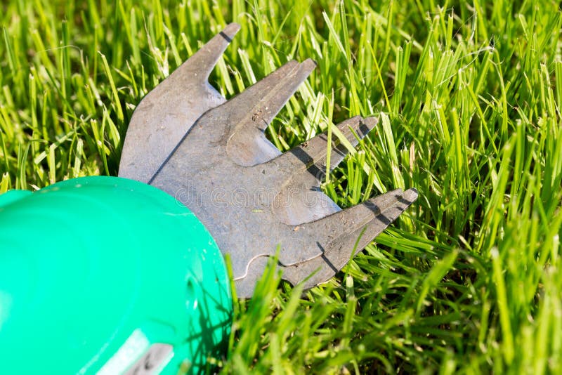 Lawn care stock image. Image of maintenance, grass, care 96473823