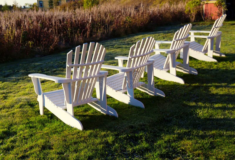 Lawn Chairs stock image. Image of chair, sunny, park 54278023