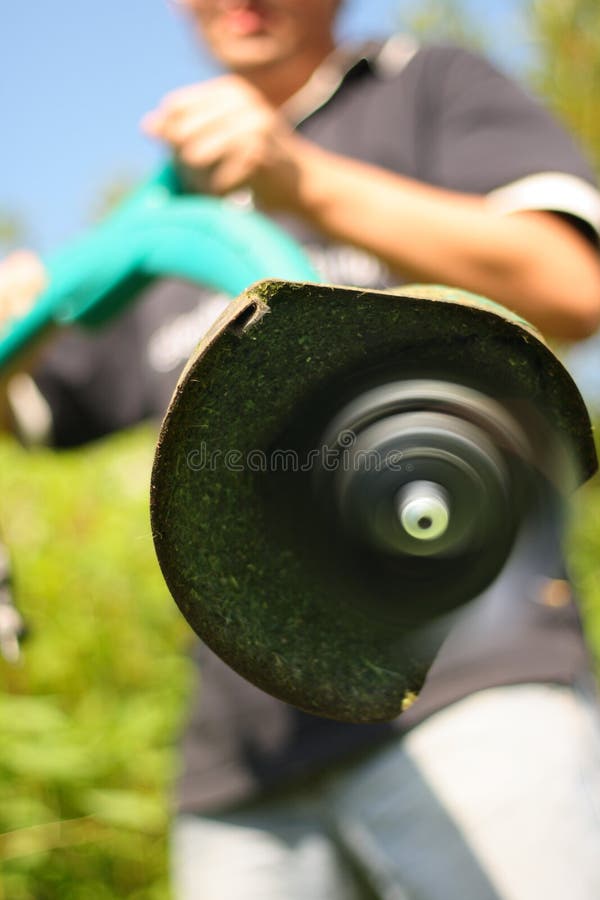 Lawn mower stock images