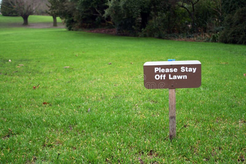 Download Lawn sign stock image. Image of green, sign, summer, warning - 455125