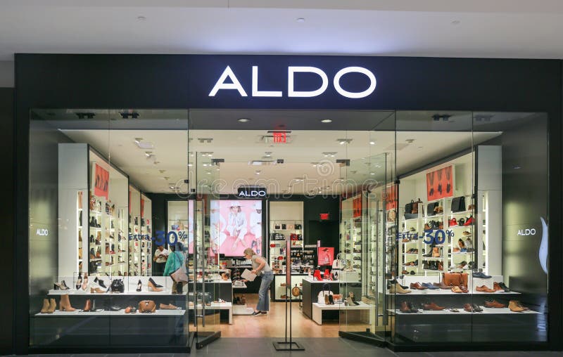 Aldo store front editorial photography. Image of branch - 141314077