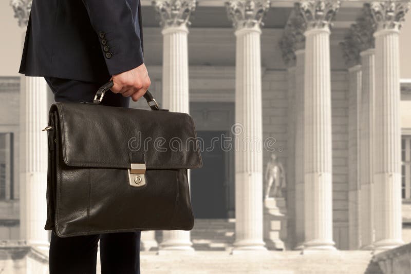The Lawyer with a Briefcase Stock Image Image of jacket, shirt 70425861