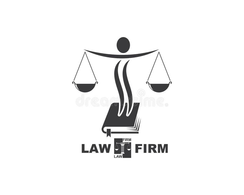 Lawyer Logo Vector Template Design Stock Vector - Illustration of crime ...