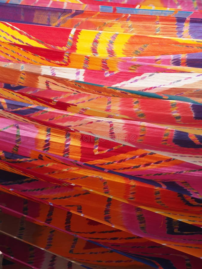Colorful Pat Saree Textile Fabric Clothes Bundle Stock Image - Image of  clothing, orange: 234841531