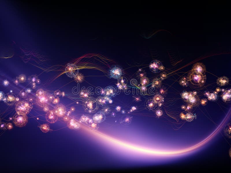 Layers of Virtual World stock illustration. Illustration of motion