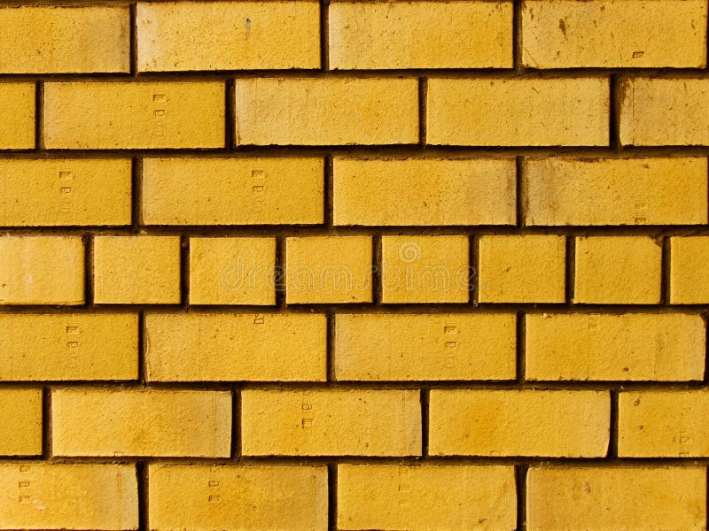 Laying of a wall from a brick