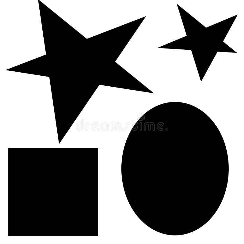 Rectangular frames, empty frames stock illustration