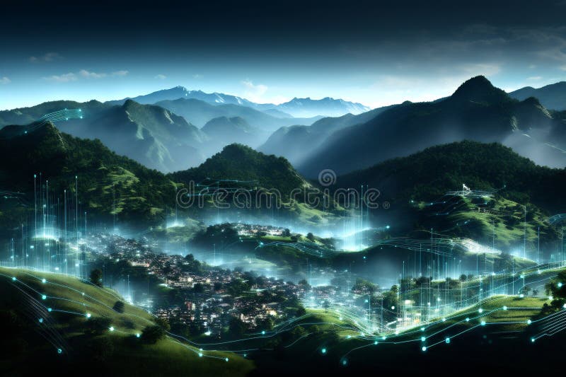 Layout displaying a global network of users, emphasizing collective desire for data autonomy, cybersecurity and privacy royalty free stock images