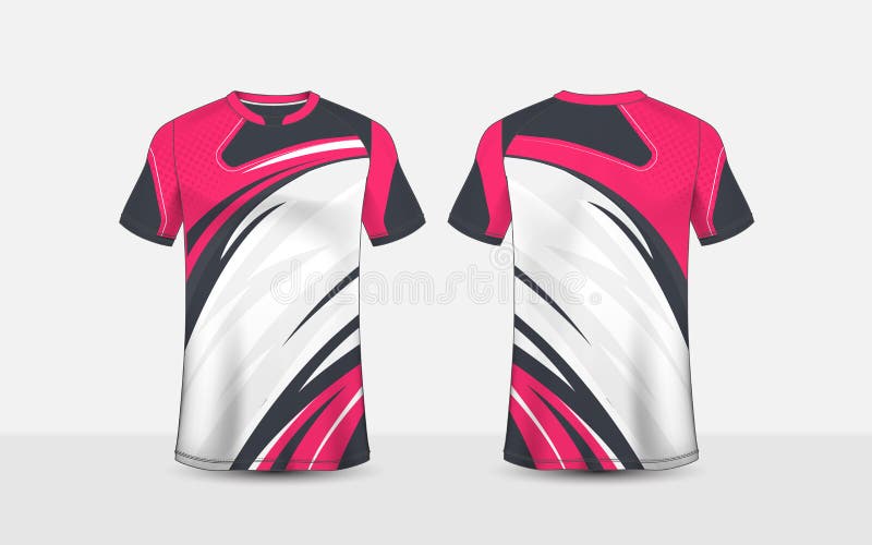 Layout motivo bianco rosa e nero modello struttura camicia royalty illustrazione gratis
