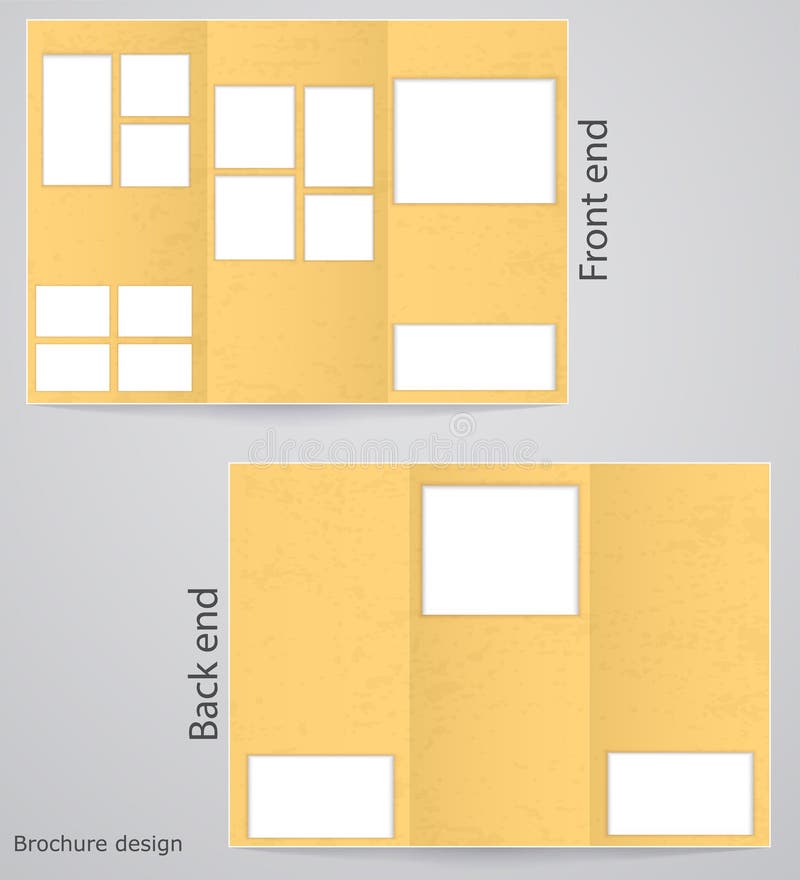 Layout tri-fold brochures