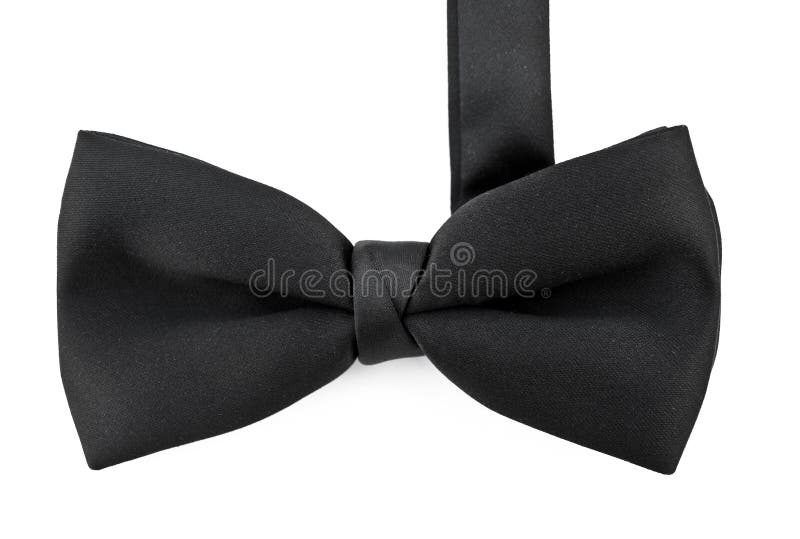 Black bow tie isolated against white. View my full portfolio for similar images. Black bow tie isolated against white. View my full portfolio for similar images.