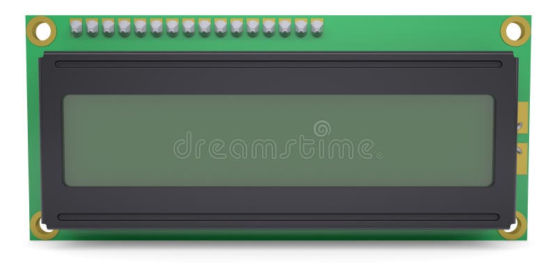 LCD Character Module Display