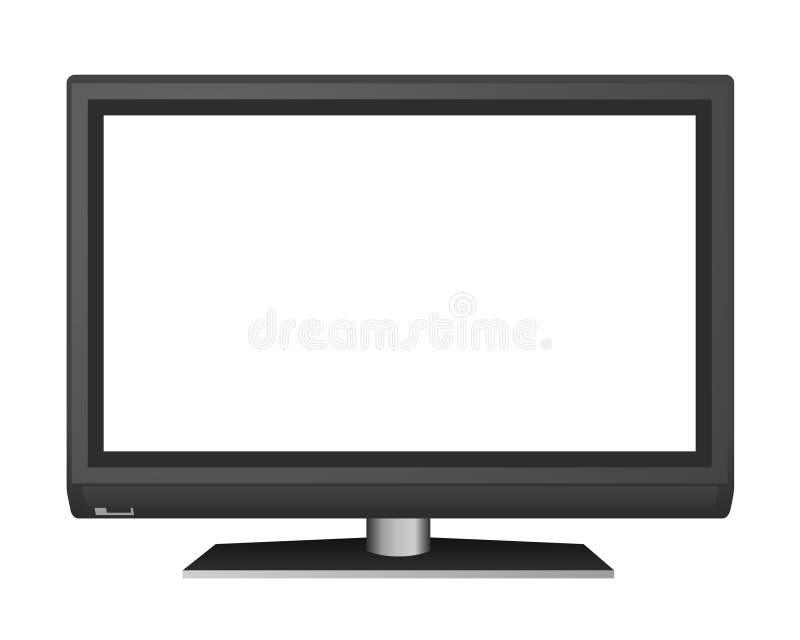 Lcd-Fernsehen stock abbildung Lcd-Fernsehen stock abbildung