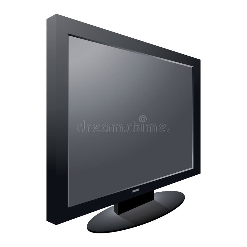 LCD high definition flat screen TV-set