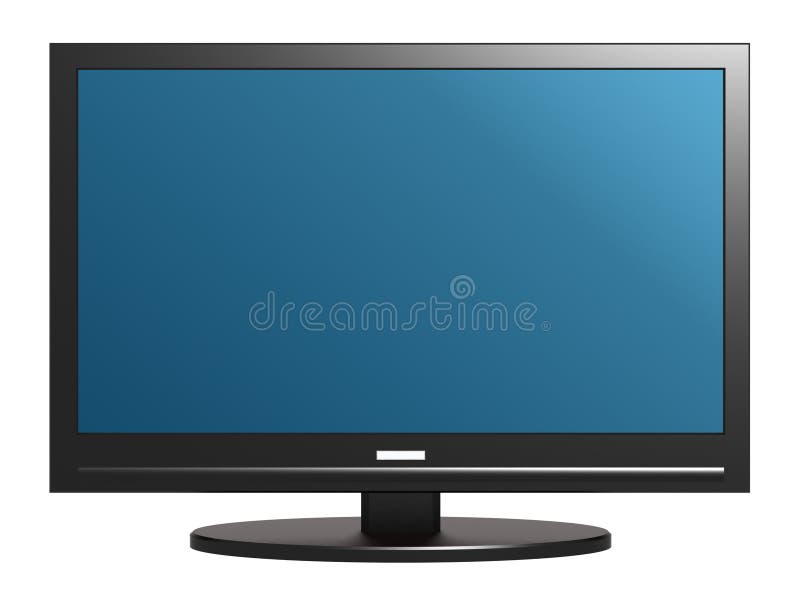 Vector image LCD TV. Excellent quality for your design. Lcd tv vector illustrations