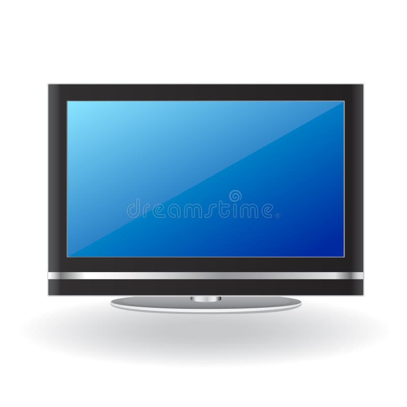 Lcd tv detail illustration vector. Lcd tv vector vectors