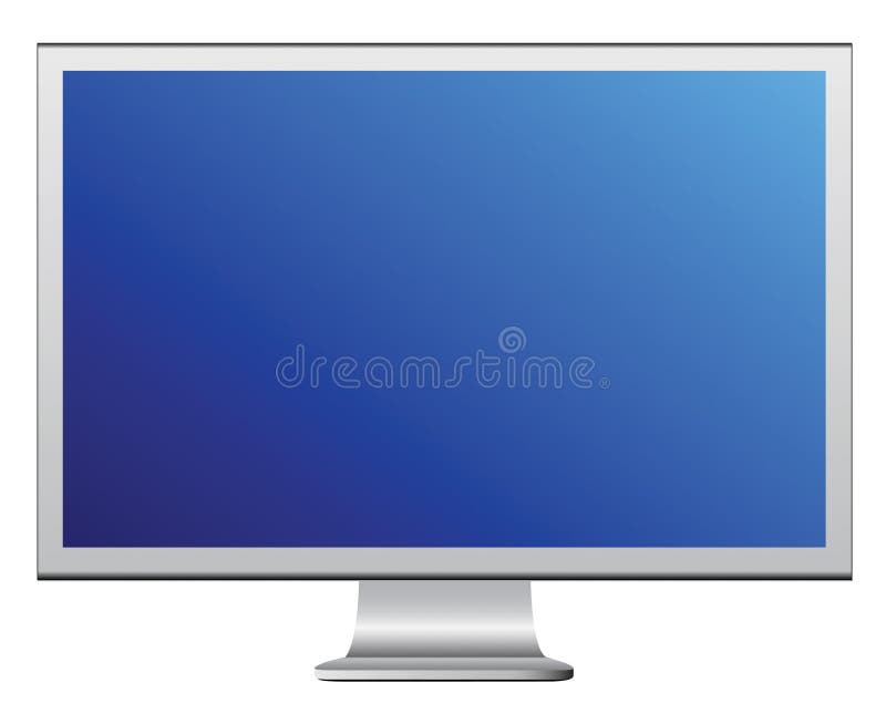 Lcd-Überwachungsgerät vektor abbildung Lcd-Überwachungsgerät vektor abbildung