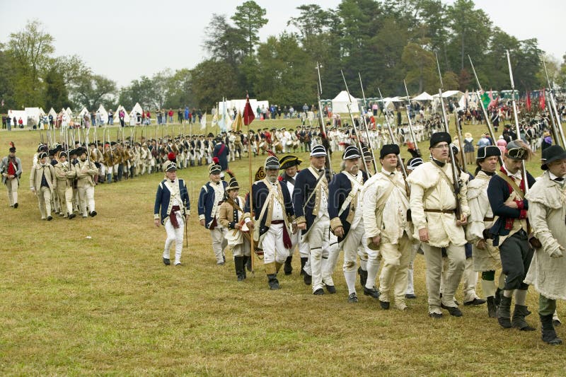 Le 225th anniversaire de la victoire chez Yorktown, image libre de droits Le 225th anniversaire de la victoire chez Yorktown, image libre de droits