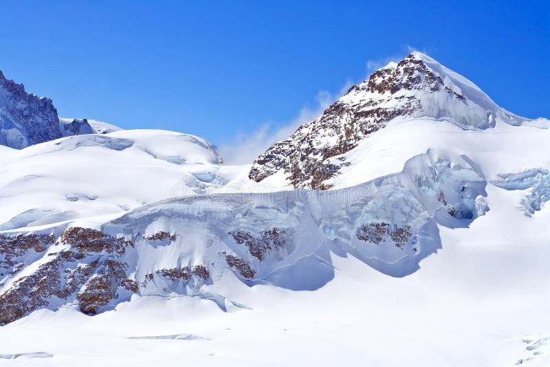 The Swiss Alps at Jungfrau region, Swizerland. The Swiss Alps at Jungfrau region, Swizerland