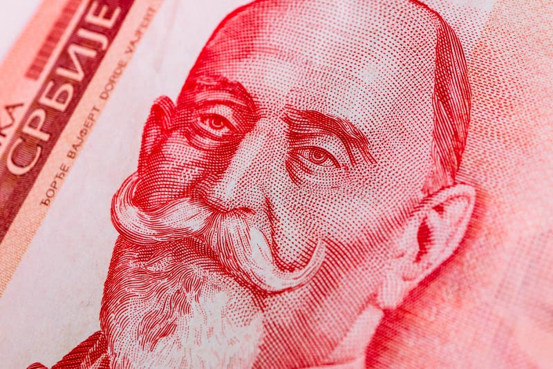 Le billet de banque 1000 serbe de devise de dinara, se ferment Argent RS de la Serbie photo libre de droits Le billet de banque 1000 serbe de devise de dinara, se ferment Argent RS de la Serbie photo libre de droits
