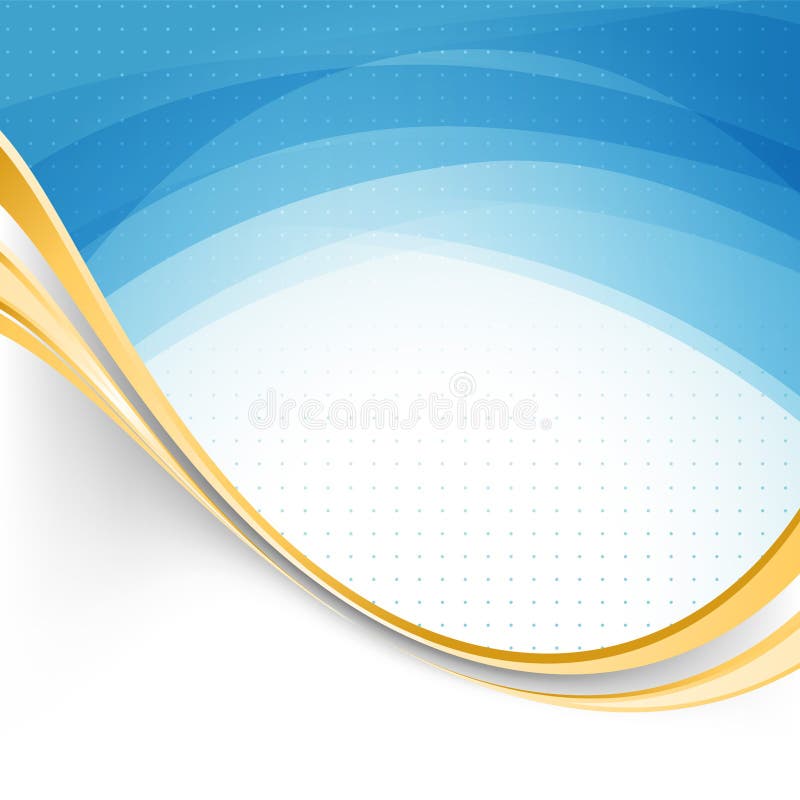 Le bruissement bleu raye le calibre moderniste de dossier illustration stock Le bruissement bleu raye le calibre moderniste de dossier illustration stock