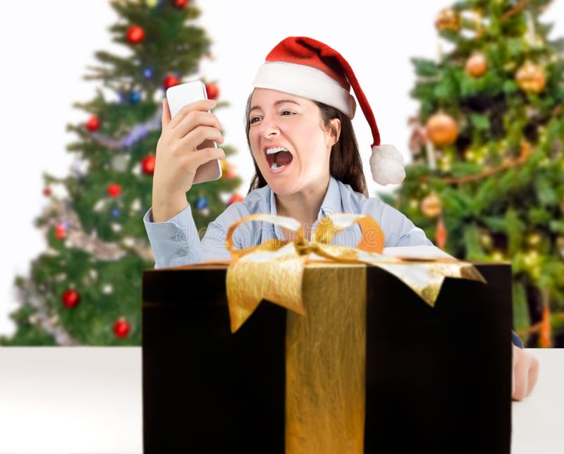 Le cadeau faux image libre de droits Le cadeau faux image libre de droits