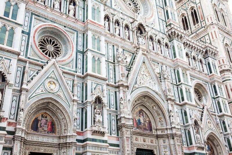 Le campanile et la Florence Cathedral de Giotto ont consacré en 1436 photo stock Le campanile et la Florence Cathedral de Giotto ont consacré en 1436 photo stock