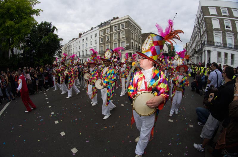 Le carnaval de Notting Hill à Londres occidentale, R-U image stock Le carnaval de Notting Hill à Londres occidentale, R-U image stock