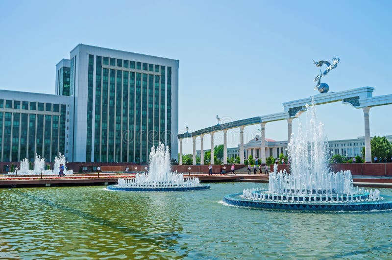 Le centre de Tashkent photos stock Le centre de Tashkent photos stock