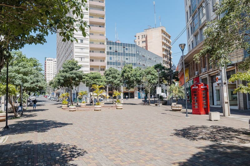 Le centre ville de Londrina photos libres de droits Le centre ville de Londrina photos libres de droits