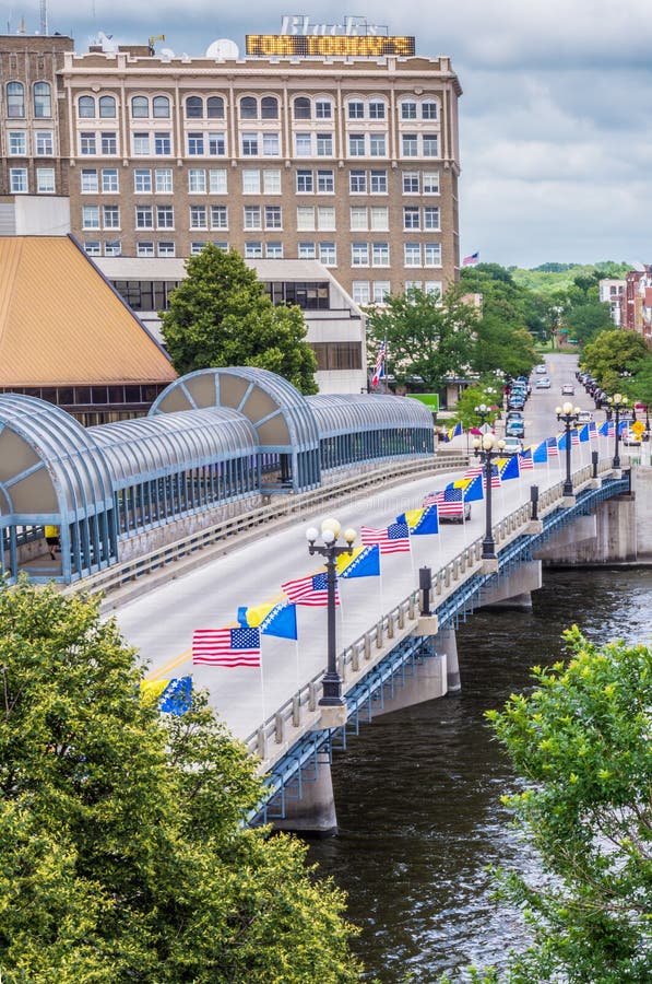 Le Centre Ville De Waterloo Iowa Photographie éditorial Image 66113372