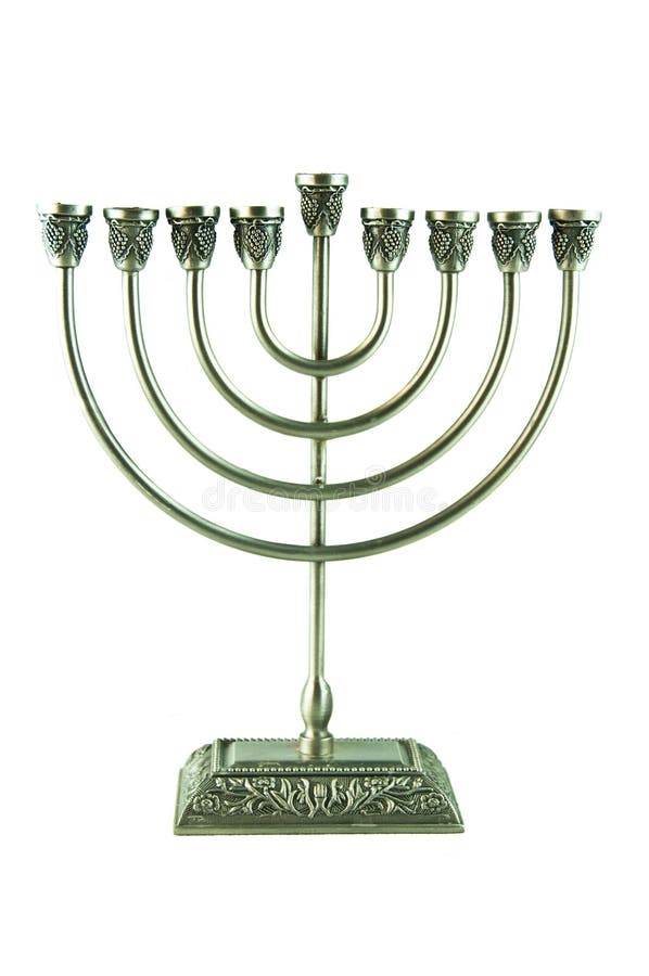 Le chandelier de Hanuka image stock. Image du symbole 6157987