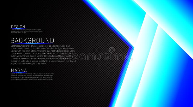 Le concept de technologie triangulaire bleu fond abstrait avec texture acier illustration stock Le concept de technologie triangulaire bleu fond abstrait avec texture acier illustration stock
