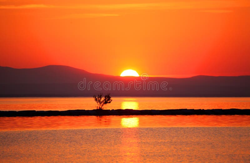 Le coucher du soleil images stock Le coucher du soleil images stock